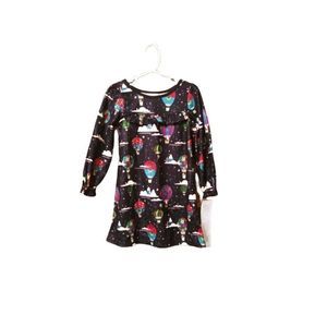 Toddler Girl 3T Santa Air Balloon Holiday Nightgown NWT